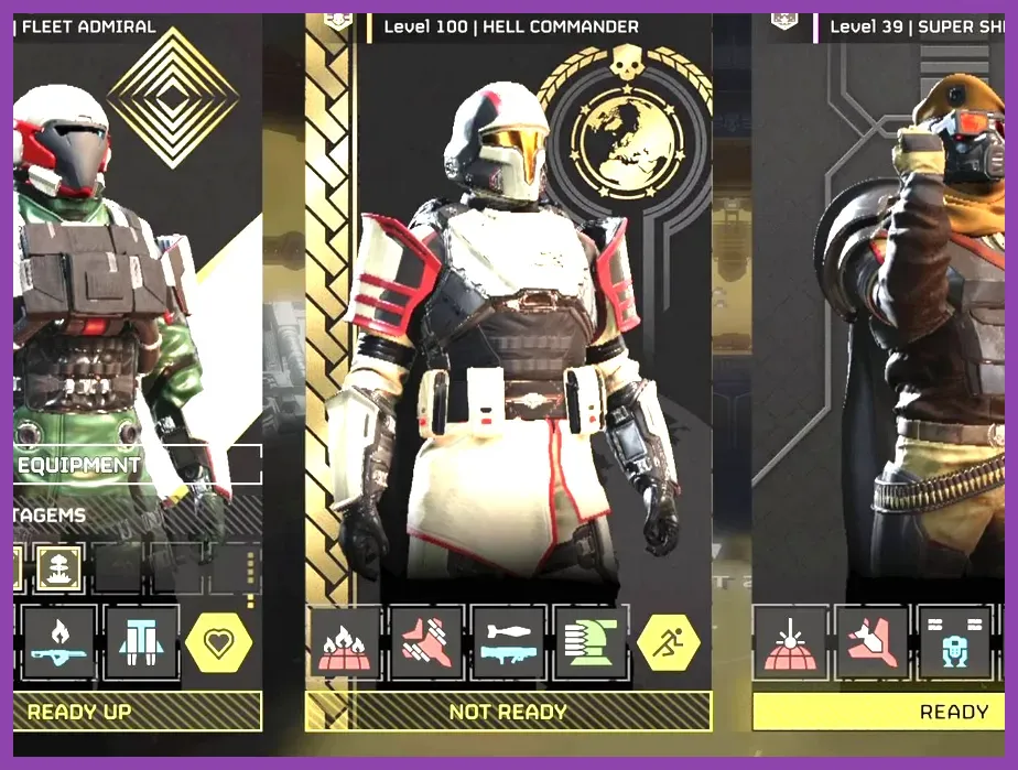HellDivers 2 beginner loadout with primary weapon RL-77 and secondary MG-43