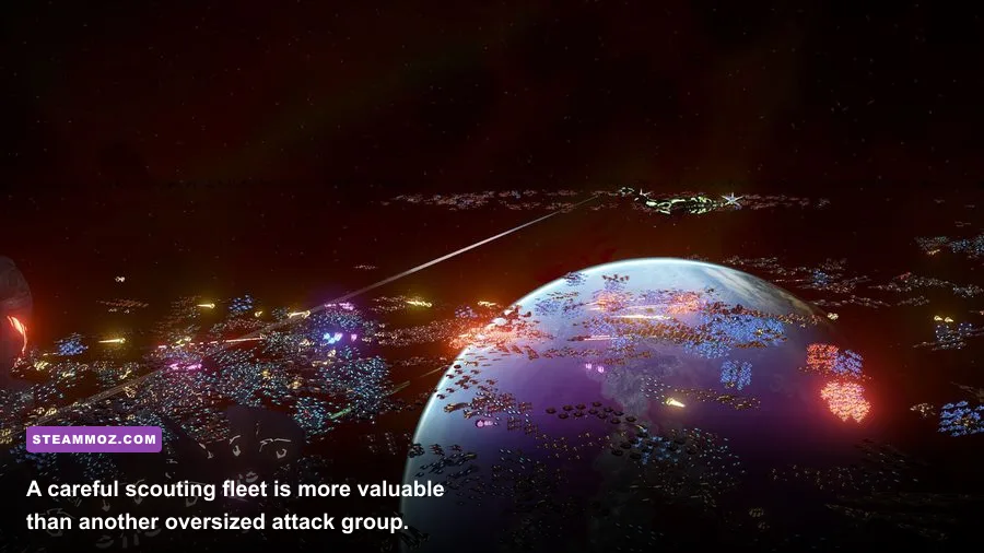 AI War 2 fleet management interface with ships and command options