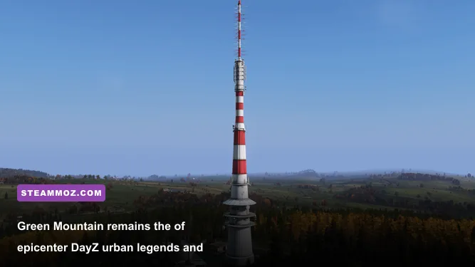 Green Mountain radio transmission tower in DayZ Chernarus