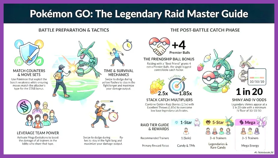 Pokemon GO players preparing for a raid battle with items