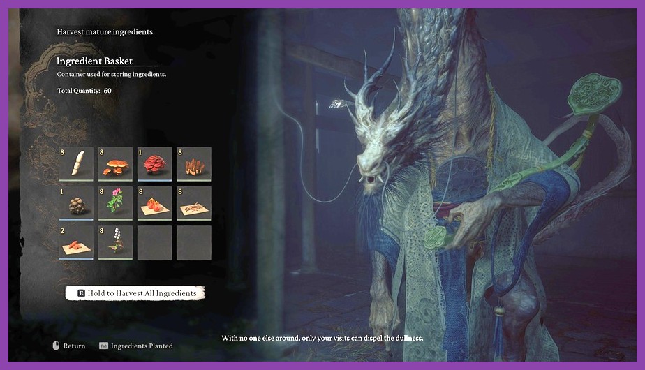 Crafting screen showing material requirements for legendary weapons