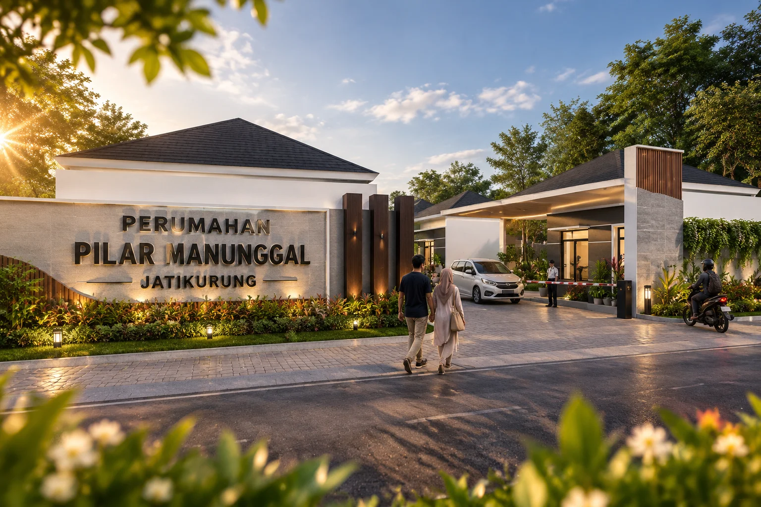 Main Gate Perumahan Pilar Manunggal Jatikurung Karanganyar