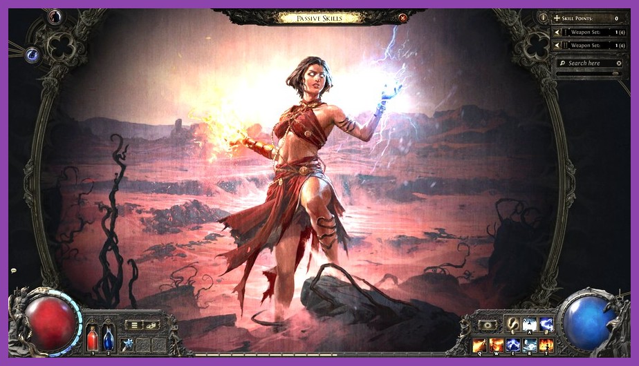 Skill unlock animation in Path of Exile 2
