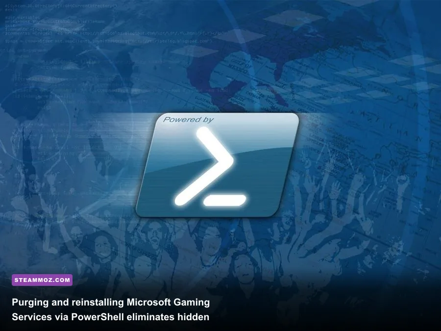 Windows PowerShell terminal running system diagnostics and package repair commands
