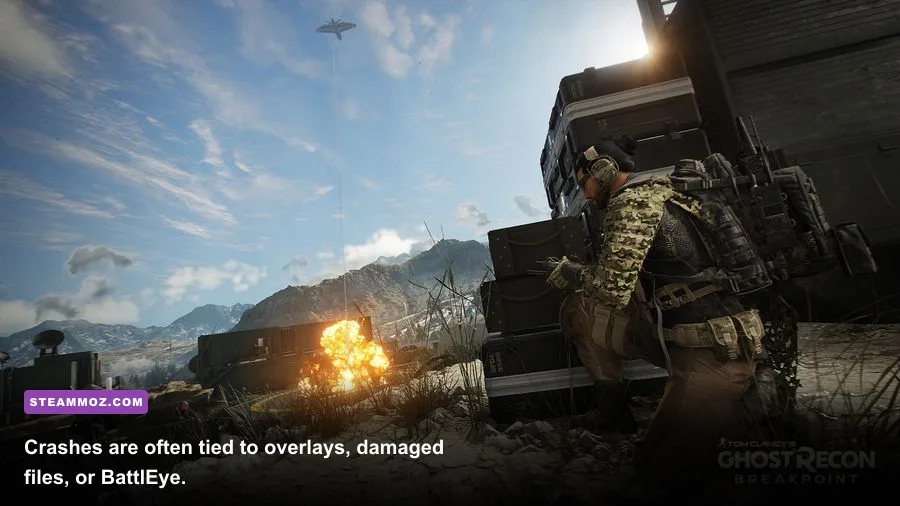 Ghost Recon Breakpoint crashing on PC through Ubisoft Connect