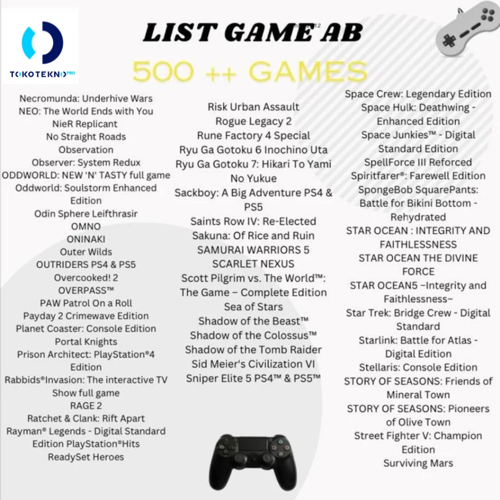 SONY PS4 PRO/SLIM/FAT Online & Offline Storage 500GB/1TB PLAYSTATION PLAY STATION PS 4 - Gambar 4