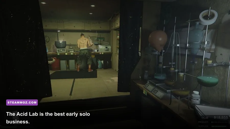 GTA Online Acid Lab production equipment in Grand Theft Auto V Enhanced