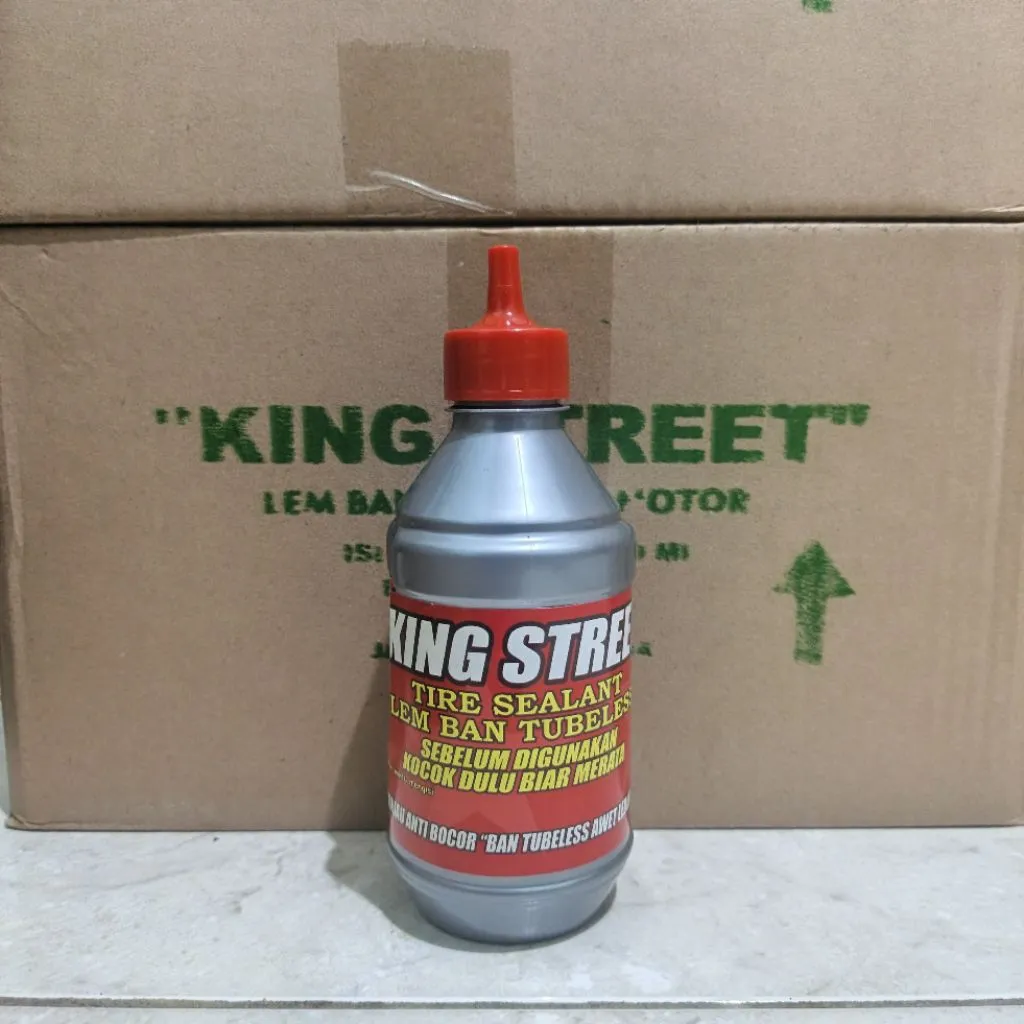 CAIRAN TUBELESS KING STREET 350ML CAIRAN PENAMBAL BAN TUBELESS MOTOR DAN MOBIL CAIRAN ANTI RANJAU PAKU - Gambar 4