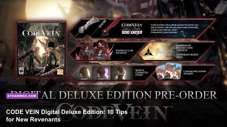 CODE VEIN Digital Deluxe Edition Revenant exploring the Cathedral of the Sacred Blood
