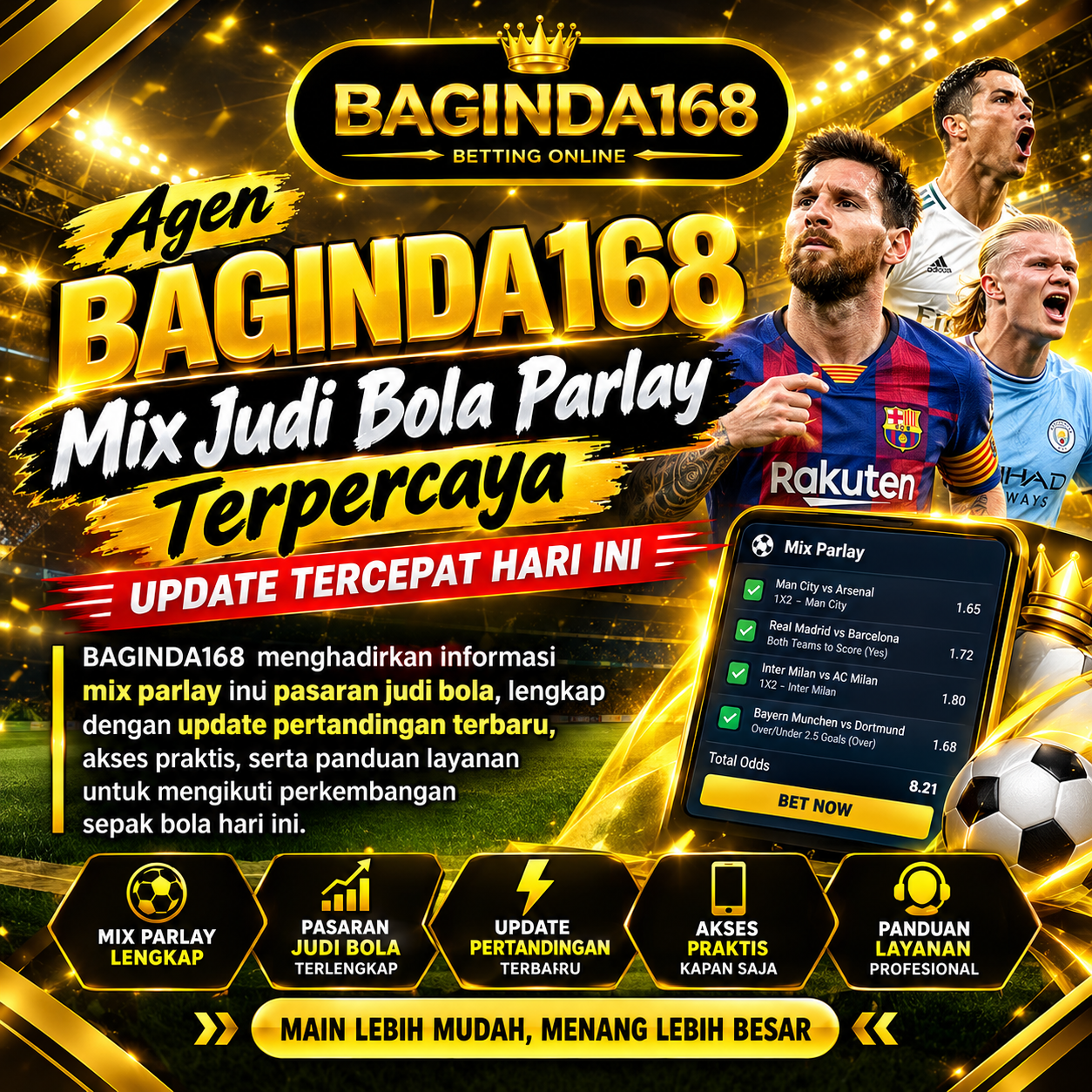 BAGINDA168 Situs Judi Bola Terbaru