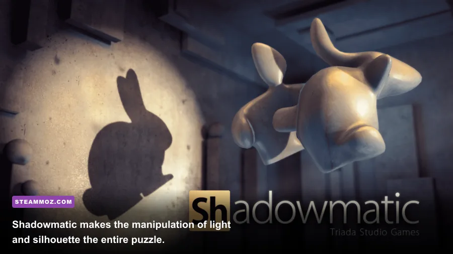 An abstract object forming a recognizable shadow in Shadowmatic
