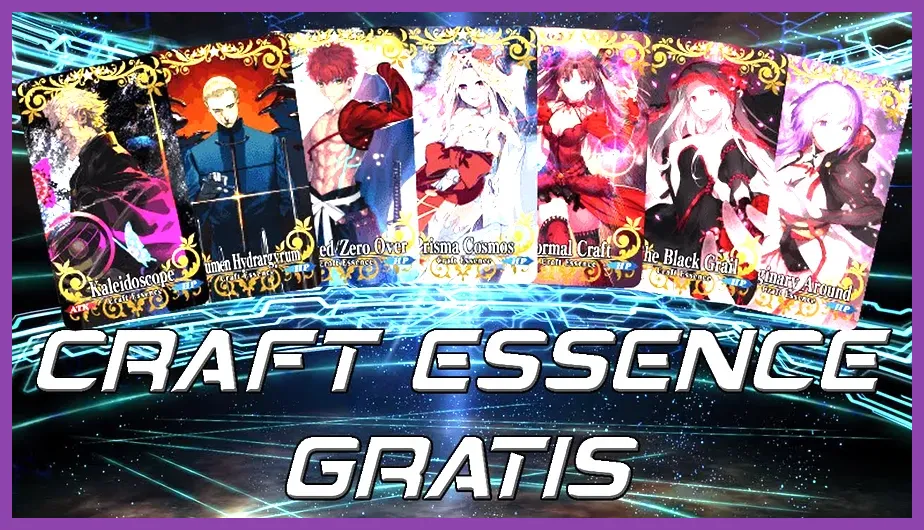 Fate Grand Order Craft Essences inventory screen