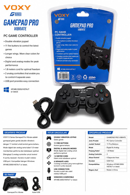 Game Pad VOXY SINGLE BLACK
