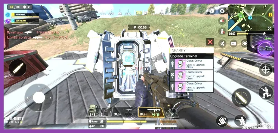 Selecting best Battle Royale class in COD Mobile