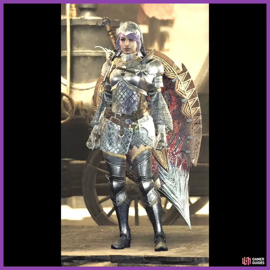 Detailed hunter armor in Monster Hunter Wilds