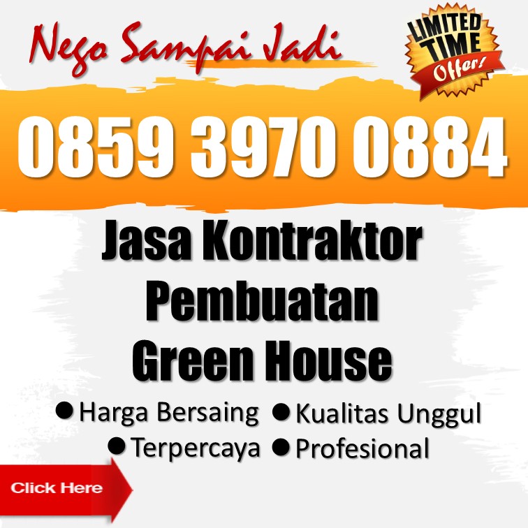 📣 WA 0859 3970 0884 - Anggaran Pembuatan GreenHouse Selada Gedongtengen Yogyakarta