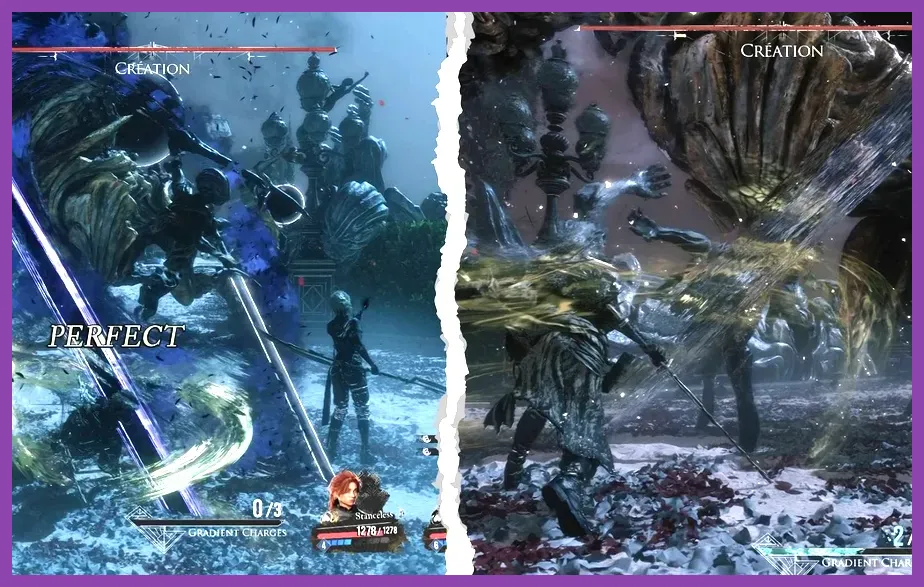 Rust Warden boss arena in the Sunken Monolith sub-level 3