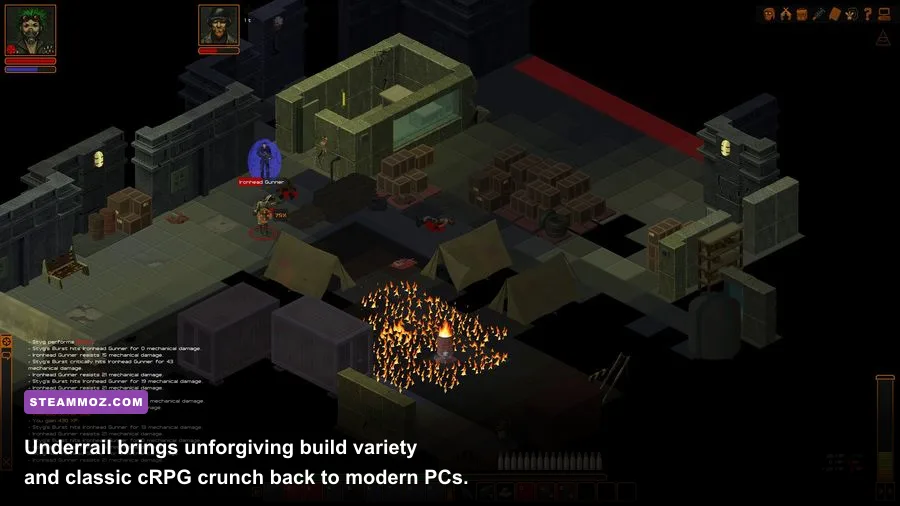 Isometric turn-based tactical combat in the gritty underworld of Underrail