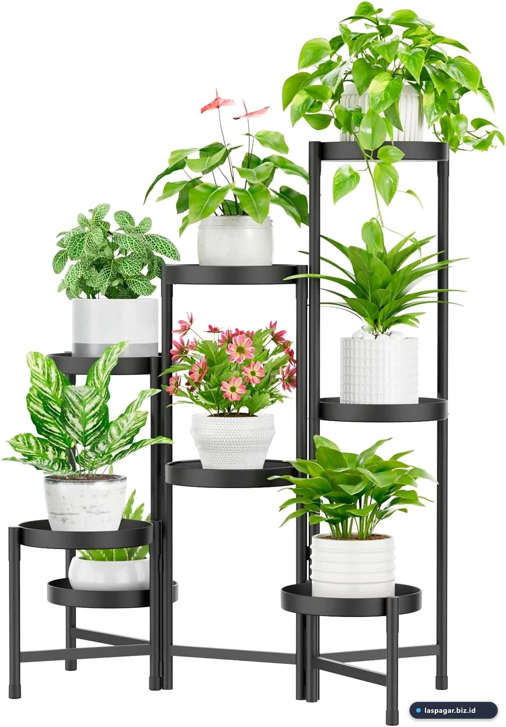 Tabel variasi dimensi standing pot besi industrial untuk ruang tamu