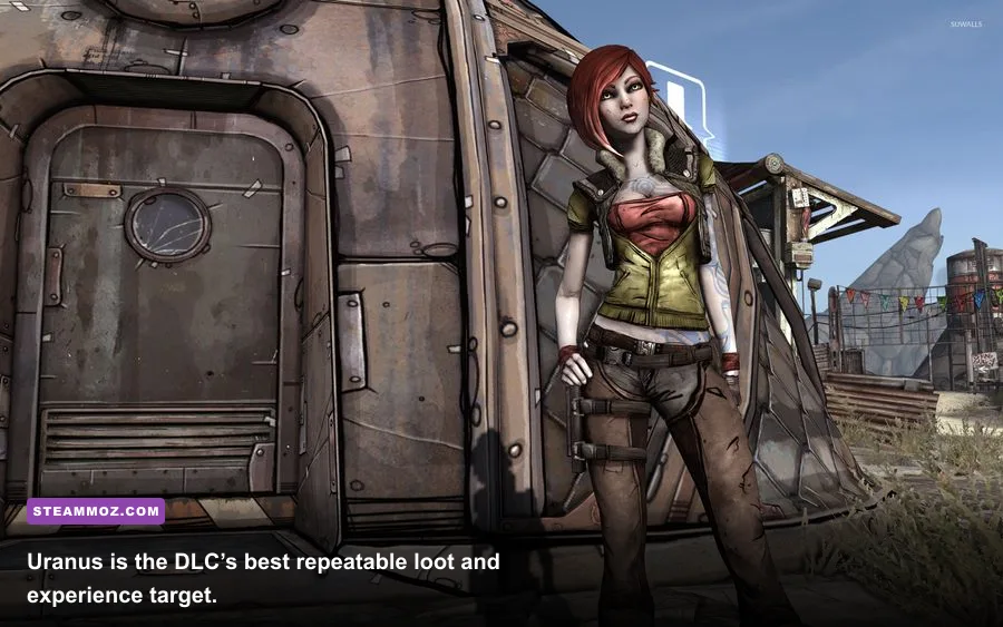 Uranus boss arena in Helios Fallen during a Borderlands 2 loot run