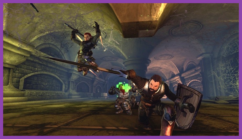 Neverwinter in-game combat scene