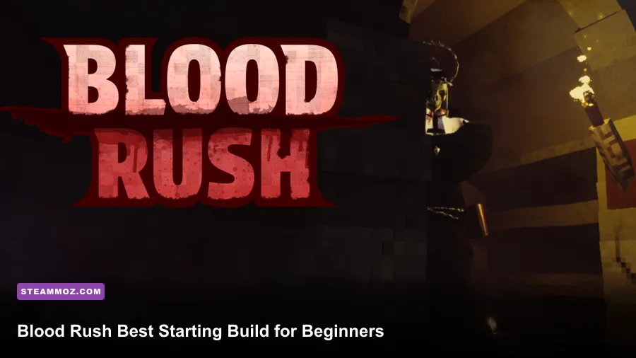 Blood Rush player character fighting enemies with blood magic