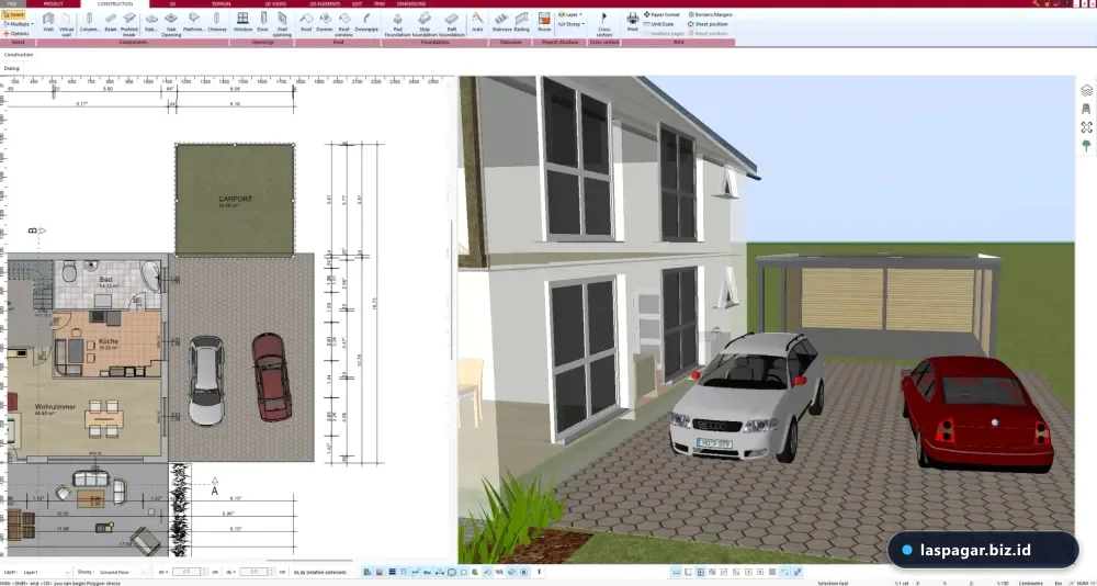 Konsultasi teknis kanopi besi WF garasi carport minimalis