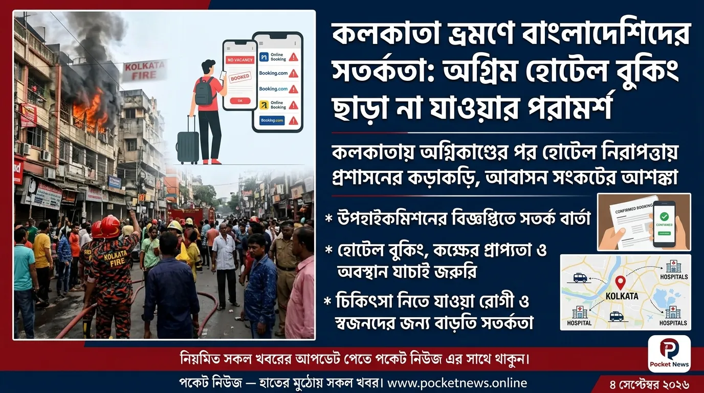 কলকাতা ভ্রমণে বাংলাদেশিদের সতর্কতা: অগ্রিম হোটেল বুকিং ছাড়া না যাওয়ার পরামর্শ কলকাতা ভ্রমণে বাংলাদেশিদের সতর্কতা: অগ্রিম হোটেল বুকিং ছাড়া না যাওয়ার পরামর্শ
