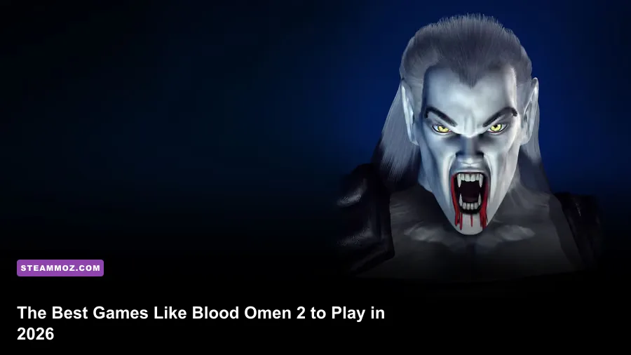 Kain stalking through Meridian in Blood Omen 2 Legacy of Kain