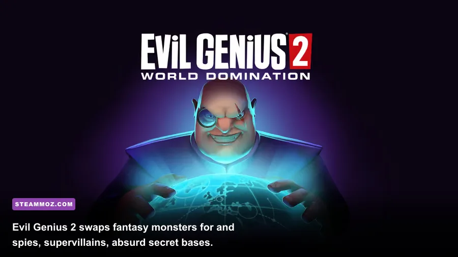 Evil Genius 2 secret island lair with minions and elaborate traps