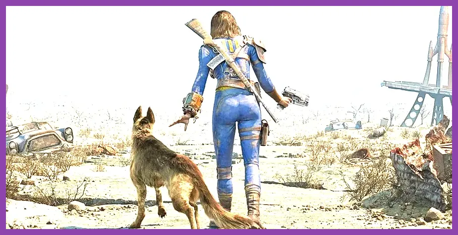 Fallout 4 open world exploration on ROG Ally
