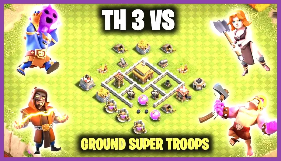 S-Tier Clash of Clans Super Troops in action