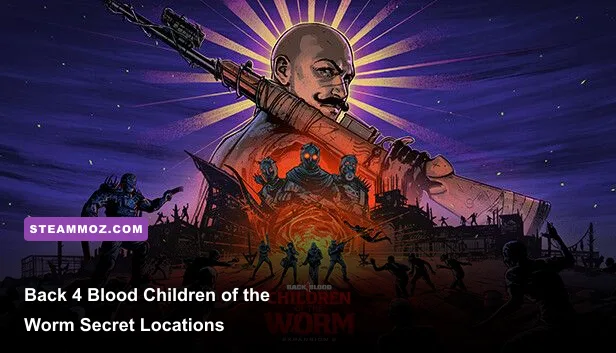 Back 4 Blood Children of the Worm survivors fighting Ridden in a dark campaign level