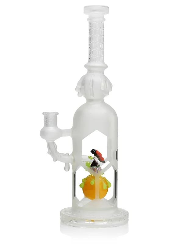 cute-frosted-hive-snowman-bong-yellow-side