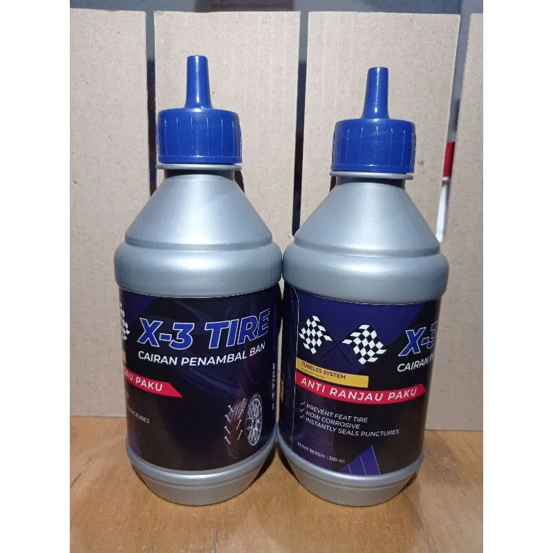 CAIRAN PENAMBAL BAN TUBELES ANTI BOCOR  2 BOTOL KWALITAS TERPERCAYA - Gambar 2