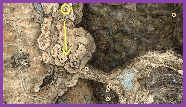 The hidden gravesite near Jar Bairn in Shadow of the Erdtree