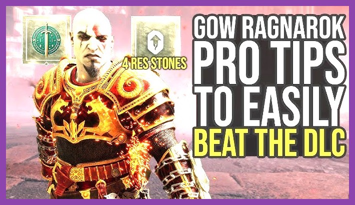 Kratos opening chest rewards inside the Greek realm of Valhalla