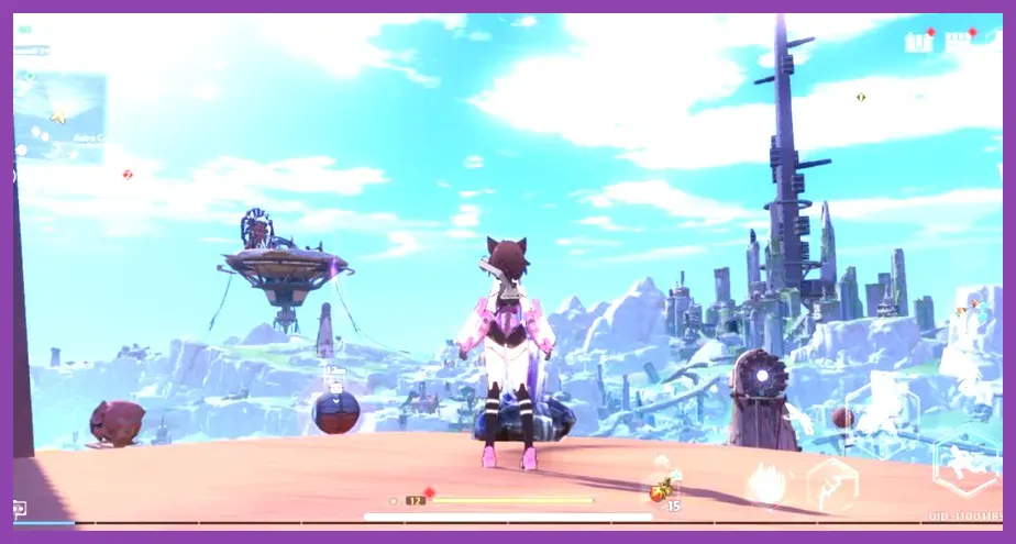 Tower of Fantasy sci-fi open world gameplay on mobile