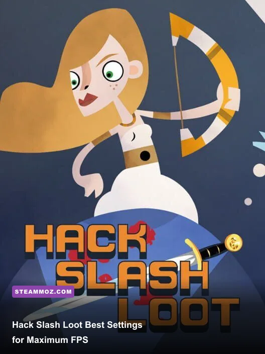 Hack Slash Loot dungeon gameplay with the player character surrounded by enemies