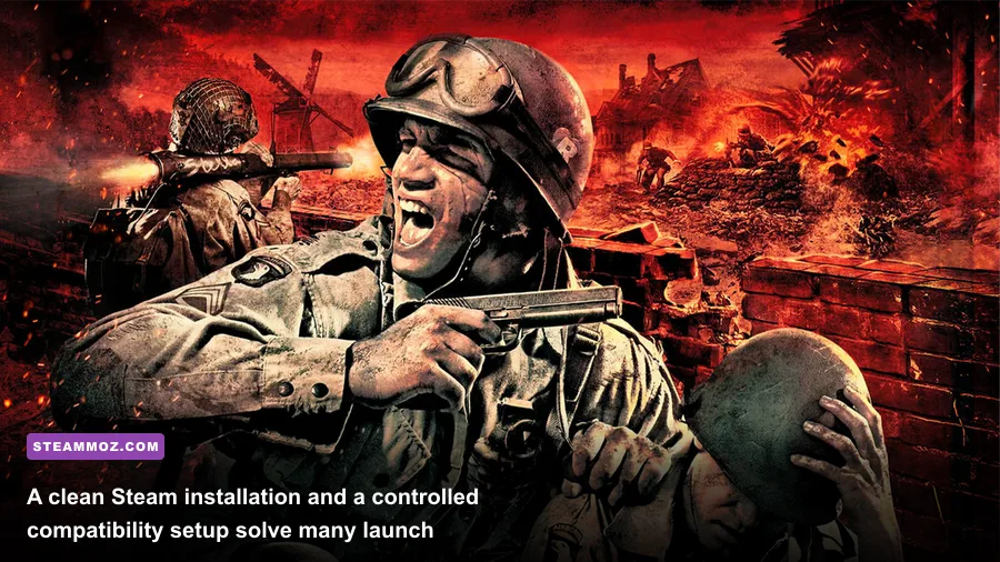 Brothers in Arms Hell's Highway running on a modern Windows gaming PC