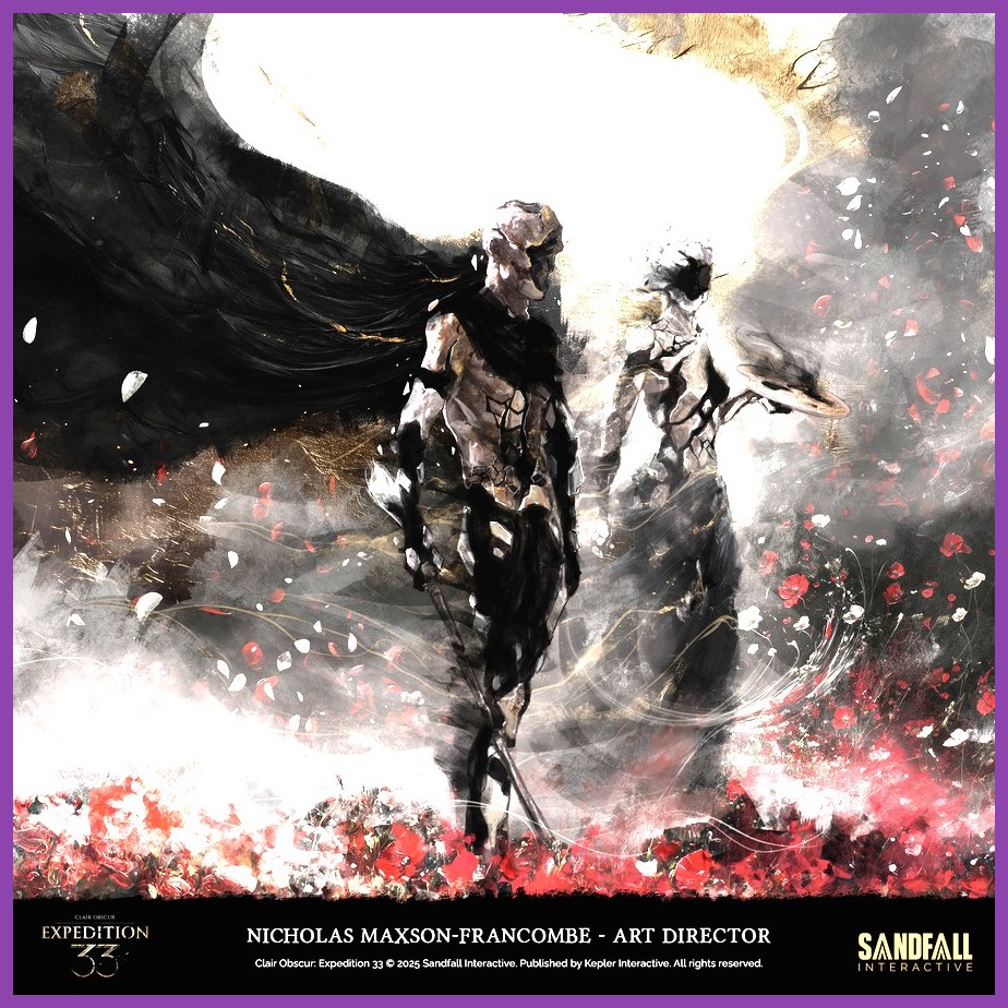 Concept art of a challenging boss encounter in Clair Obscur: Expedition 33