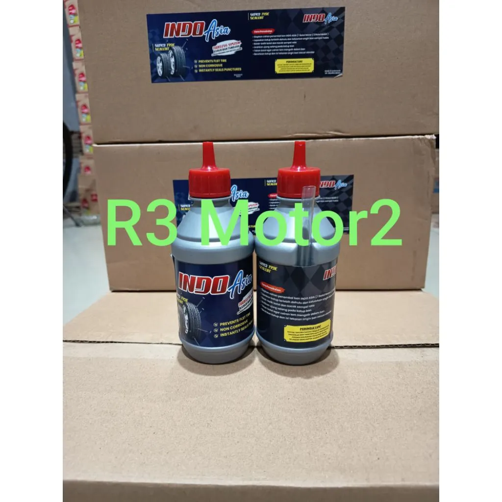 Cairan ban tubeless anti bocor UK 350ml untuk motor dan mobil