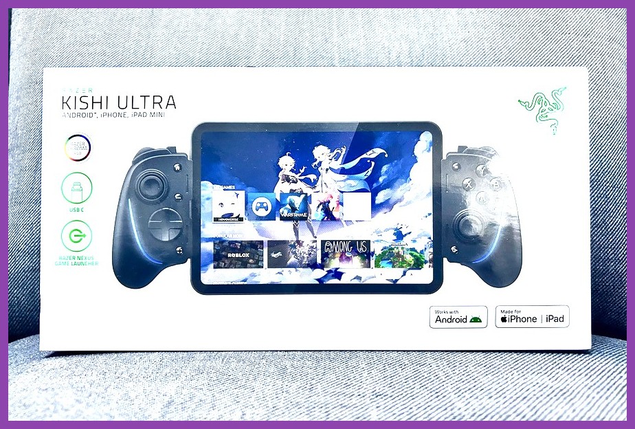 Casual mobile game played with Razer Kishi