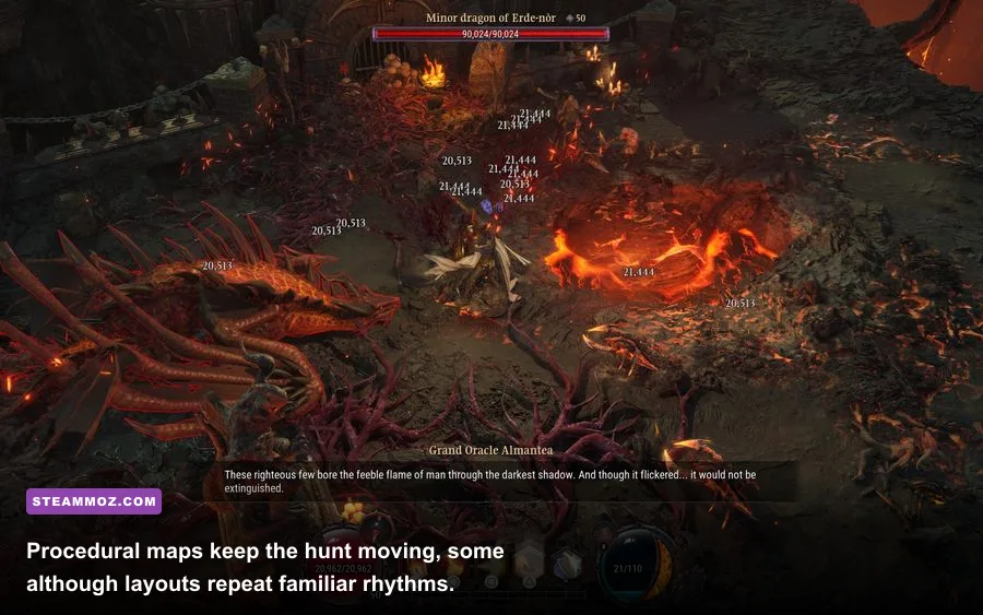 Dragonkin The Banished procedural dungeon filled with elemental enemies and loot