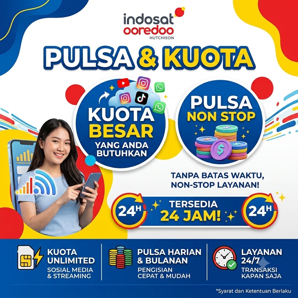 INDOSAT DATA / INDOSAT KUOTA Indosat Data 5GB 28 Hari