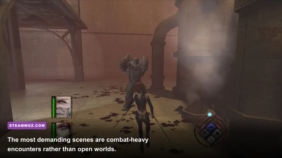 BloodRayne Terminal Cut boss battle with Rayne