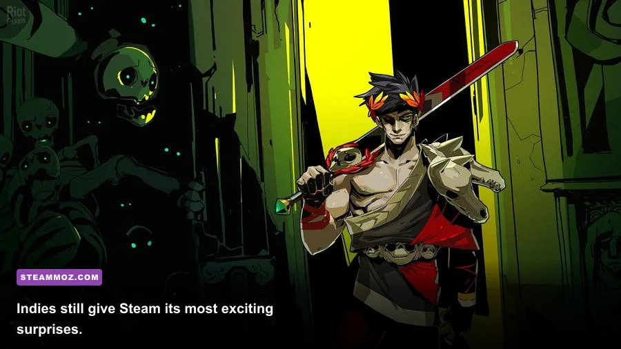 Popular indie games Hades and Balatro represented on Steam