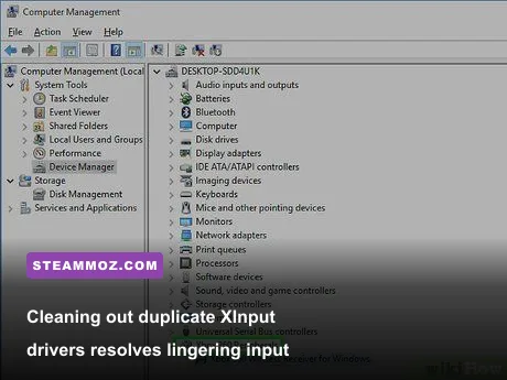 Windows Device Manager screen displaying Xbox controller drivers