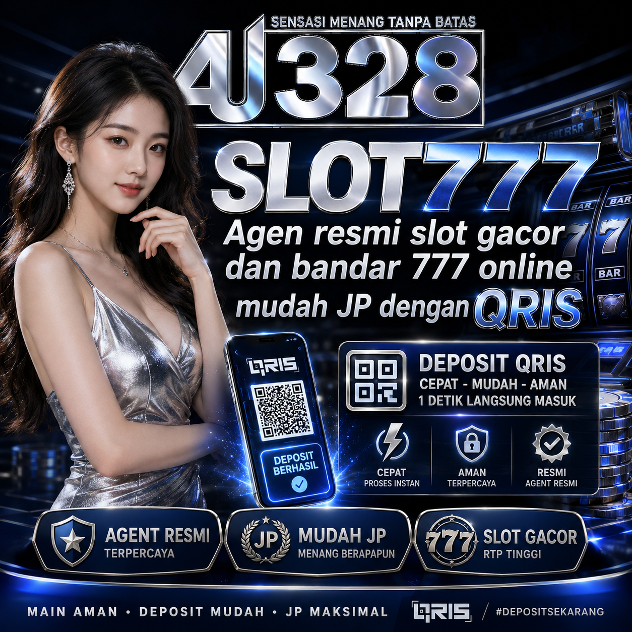 SLOT777 - Agen resmi slot gacor dan bandar 777 online mudah JP dengan deposit QRIS