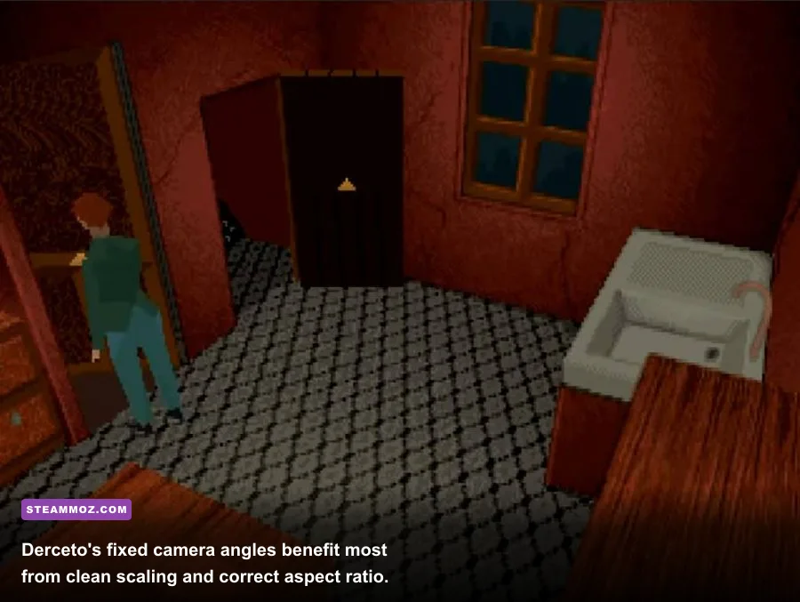 Alone in the Dark 1992 gameplay inside the haunted Derceto mansion